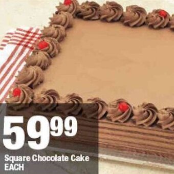 OK Foods Square Chocolate Cake offer