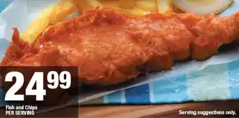 OK Foods Fish and Chips offer