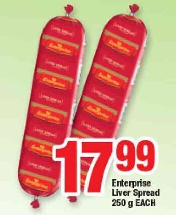 OK Foods Enterprise Liver Spread 250g offer