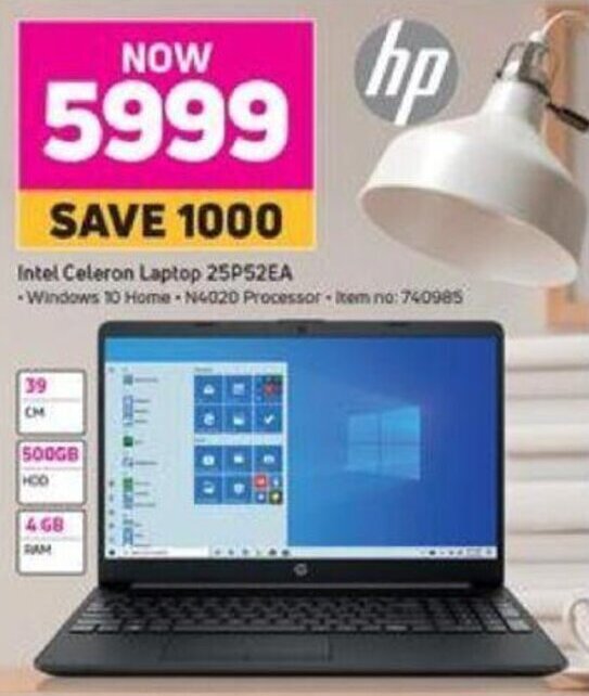 HP Intel Celeron Laptop 25P52EA offer at MTN
