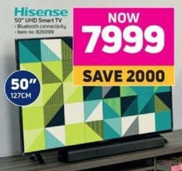 MTN Hisense UHD Smart TV 50" offer