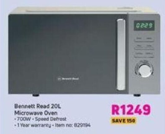 MTN Bennett Read Microwave Oven 20L offer