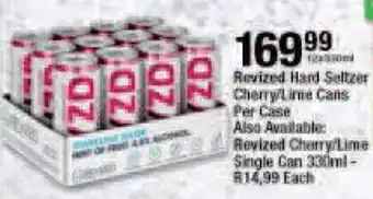 Revized Hard Saltzer Cherry/Lime 12x330ml