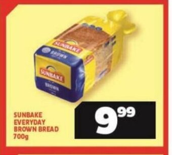 Usave Sunbake Everyday Brown Bread 700g offer