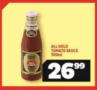Usave All Gold Tomato Sauce 700ml offer
