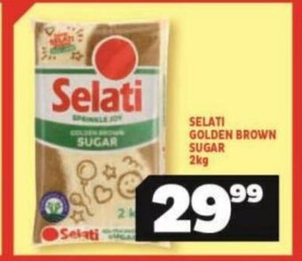 Usave Selati Golden Brown Sugar 2kg offer