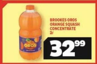 Usave Brookes Oros Orange Squash Concentrate 2L offer