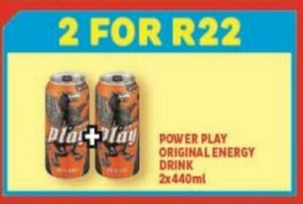Usave Power Play Original Energy Drink 2x440ml offer