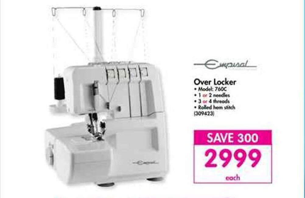 Empisal Over Locker offer at Makro