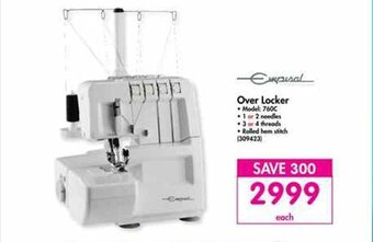 Makro Empisal - Over Locker offer