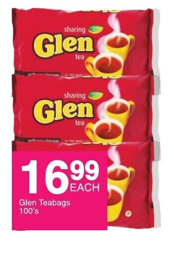 Glen Teabags 100's