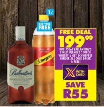 Shoprite Liquor Ballantine's Finest Blended Scotch Whisky 750ml offer