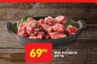 Shoprite Beef Potjiekos per kg offer