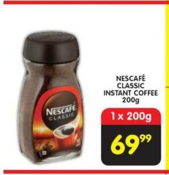 Shoprite Nescafe Classic Instant Coffee 200g offer