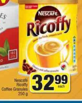 Spar Nescafe Ricoffy Coffee Granules 250g offer