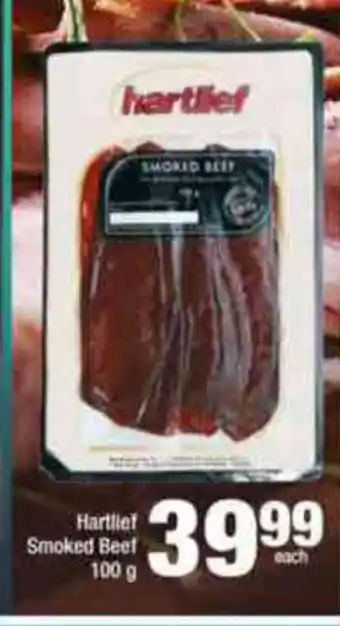Spar Hartlief Smoked Beef 100g offer