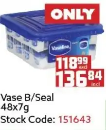 Africa Cash and Carry Vase B/Seal 48x7g offer
