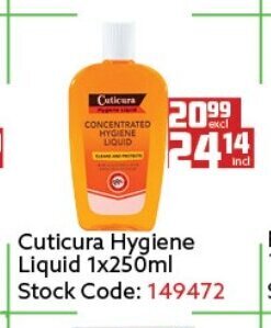 Cuticura Hygiene Liquid 1x250ml