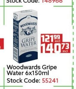 Africa Cash and Carry Woodwards Gripe Water 6x150ml offer