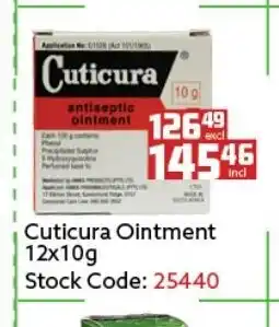 Africa Cash and Carry Cuticura Ointment 12x10g offer