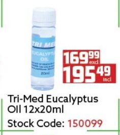 Africa Cash and Carry Tri-Med Eucalyptus Oil 12x20ml offer