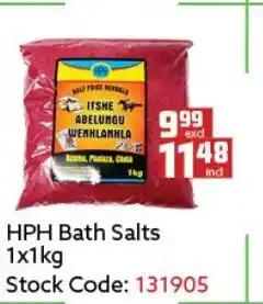 Africa Cash and Carry HPH Bath Salts 1x1kg offer