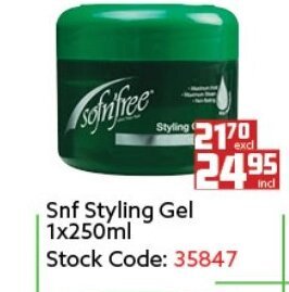 SNF Styling Gel 1x250ml