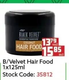 Africa Cash and Carry B/Velvet Hair Food 1x125ml offer