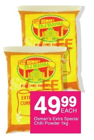 Save Osman's Extra Special Chilli Powder 1kg offer