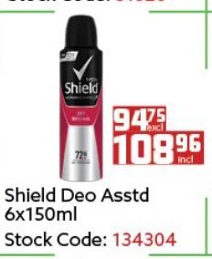 Africa Cash and Carry Shield Deo Asstd 6x150ml offer