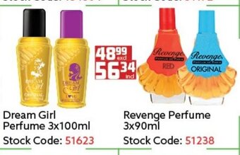 Africa Cash and Carry Dream Girl Perfume 3x100ml offer