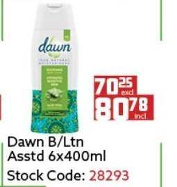 Africa Cash and Carry Dawn B/LTN Asstd 6x400ml offer