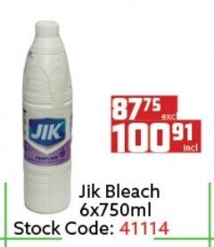 Africa Cash and Carry Jik Bleach 6x750ml offer