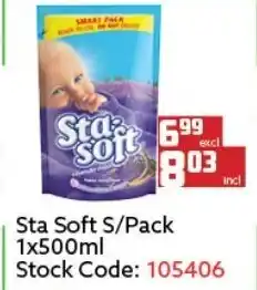 Africa Cash and Carry Sta Soft S/Pack 1x500ml offer