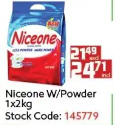 Africa Cash and Carry Niceone W/Powder 1x2kg offer