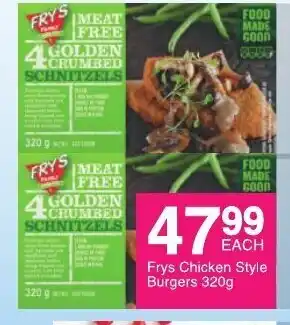 Frys Chicken Style Burgers 320g