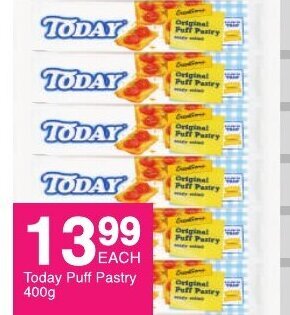Save Today Puff Pastry 400g offer