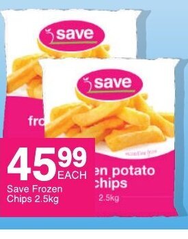 Save Save Frozen Chips 2.5kg offer