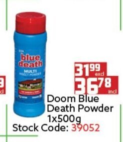 Africa Cash and Carry Doom Blue Death Powder 1x500g offer