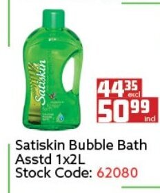 Satiskin Bubble Bath Asstd 1x2L