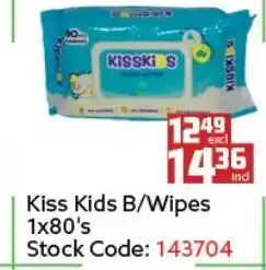 Africa Cash and Carry Kiss Kids B/Wipes 1x80's offer