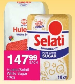 Save Huletts/Selati White Sugar 10kg offer