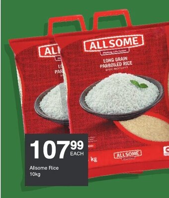 Save Allsome Rice 10kg offer