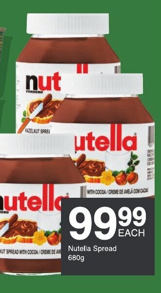 Save Nutella Spread 680g offer