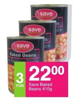 Save Save Baked Beans 410g offer