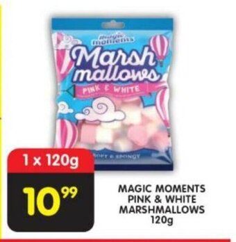 Shoprite Magic Moments Pink & White Marshmallows 120g offer