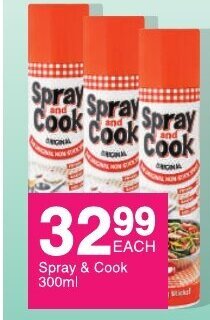 Save Spray & Cook 300ml offer