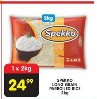 Shoprite Spekko Long Grain Parboiled Rice 2kg offer