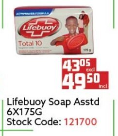 Lifebouy Soap Asstd 6x175g
