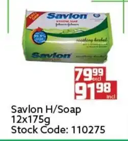 Africa Cash and Carry Savlon H/Soap 12x175g offer